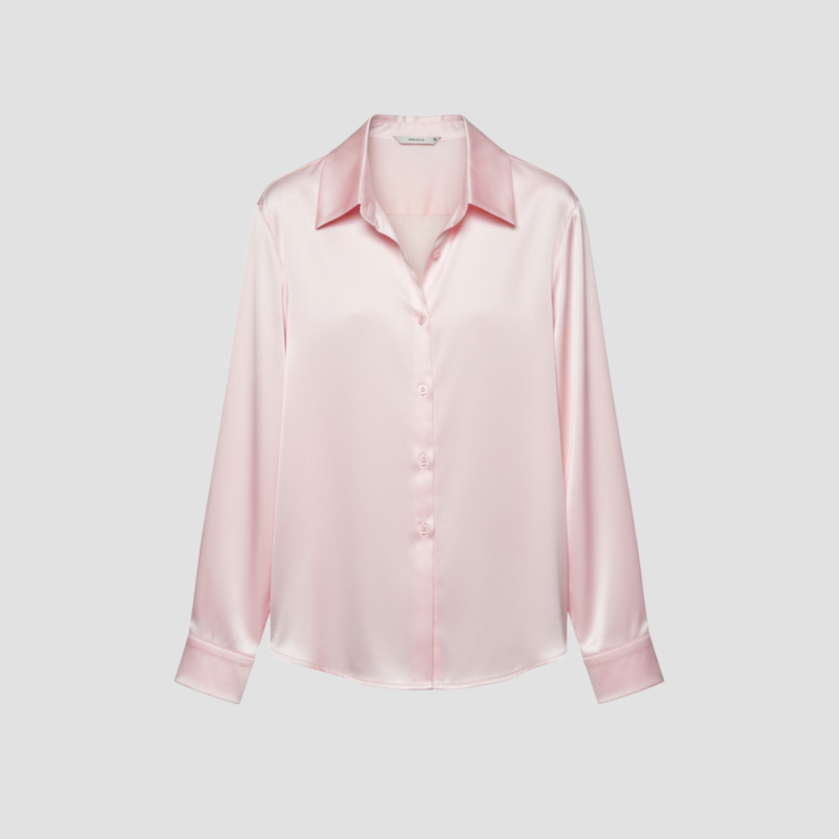 Satin Blouse | Timeless Elegant Style, Fluid Drape Button-Front Top Womens