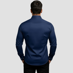 Men’s Stretch Shirt | Slim Fit Contemporary Elegance, Breathable Design