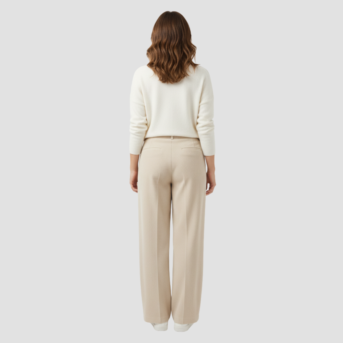 Women’s High-Waisted Corduroy Pants | Wide-Leg Sophisticated Style Everyday