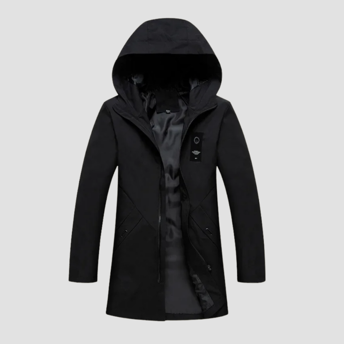 Men's Waterproof Parka – Warm Hooded Coat for Wet, Cold City Days