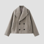 Tailored Coat With Wide Lapels | Classic Elegance, Double-Breasted Winter