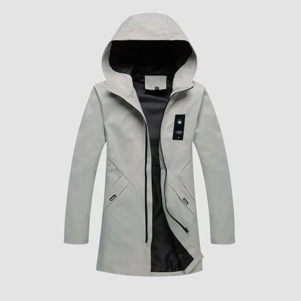 Men's Waterproof Parka – Warm Hooded Coat for Wet, Cold City Days