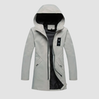 Men's Waterproof Parka – Warm Hooded Coat for Wet, Cold City Days