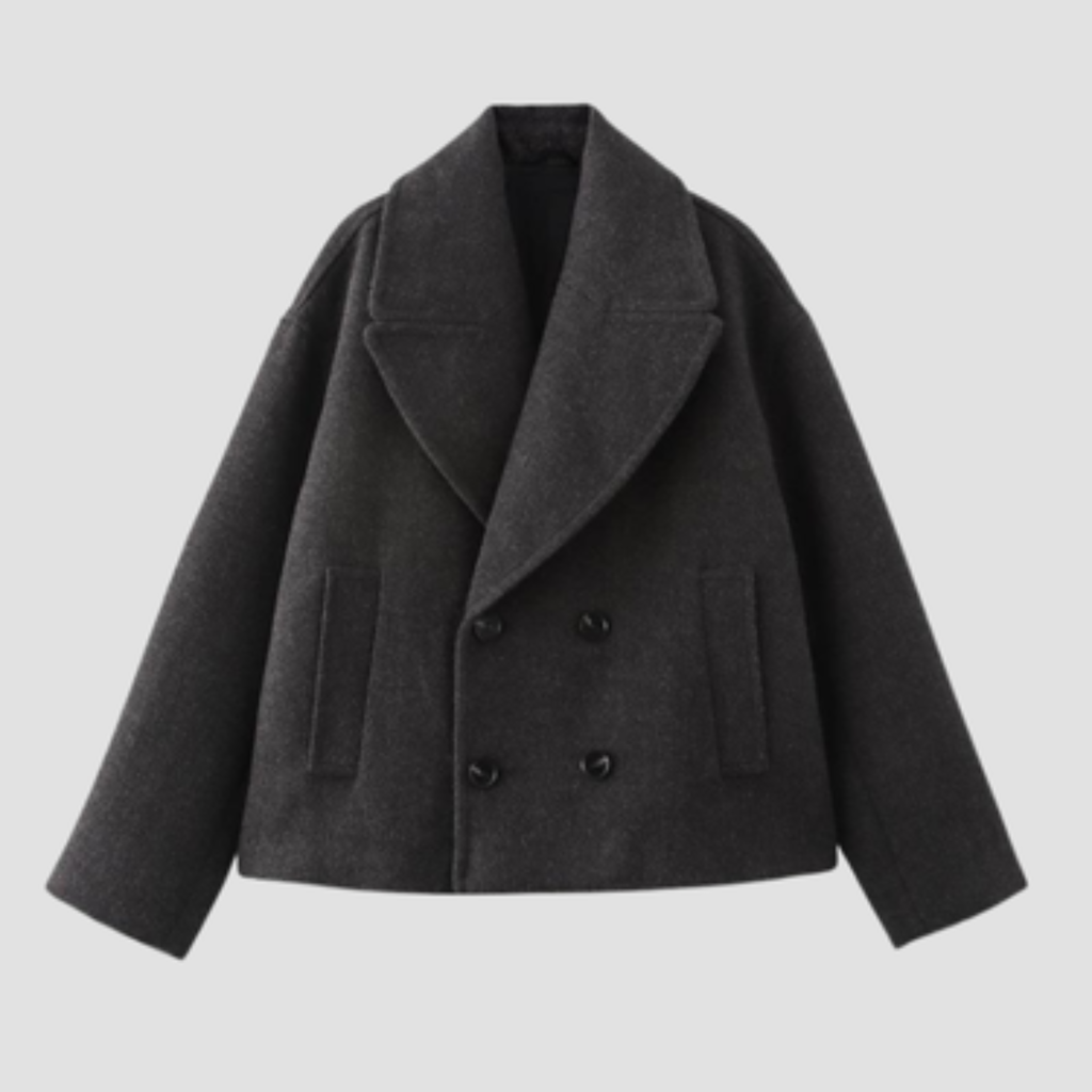 Tailored Coat With Wide Lapels | Classic Elegance, Double-Breasted Winter