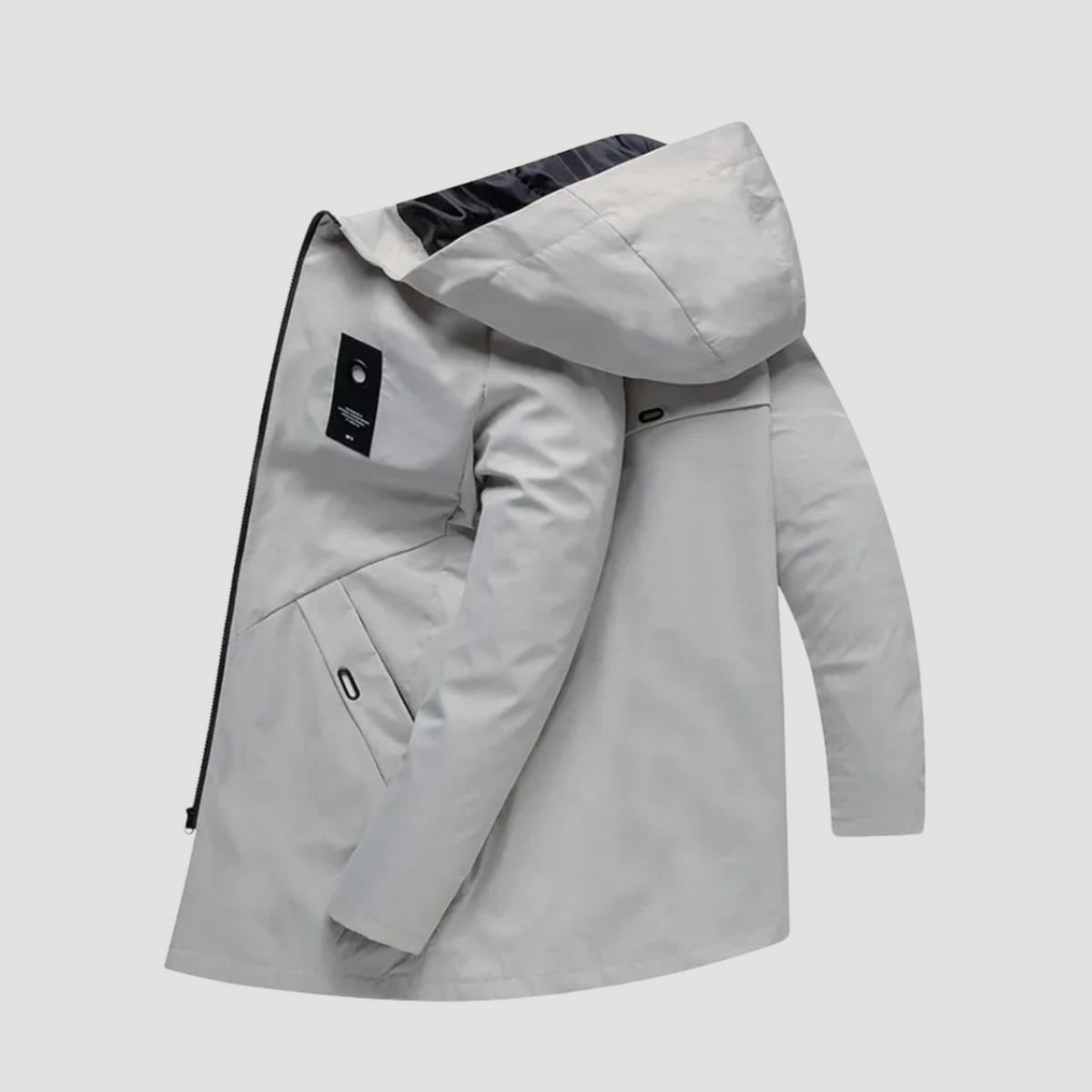 Men's Waterproof Parka – Warm Hooded Coat for Wet, Cold City Days