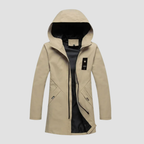 Men's Waterproof Parka – Warm Hooded Coat for Wet, Cold City Days