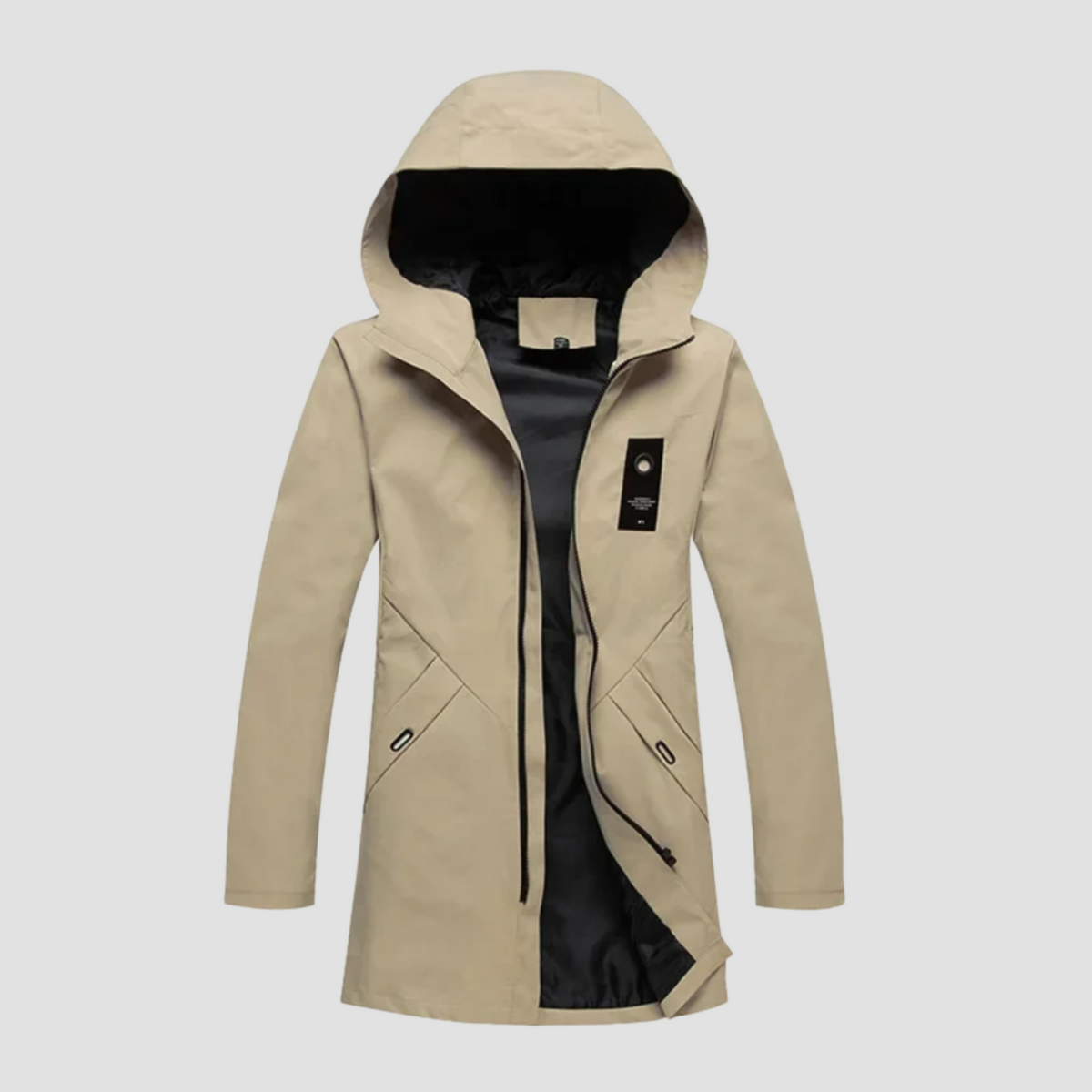 Men's Waterproof Parka – Warm Hooded Coat for Wet, Cold City Days