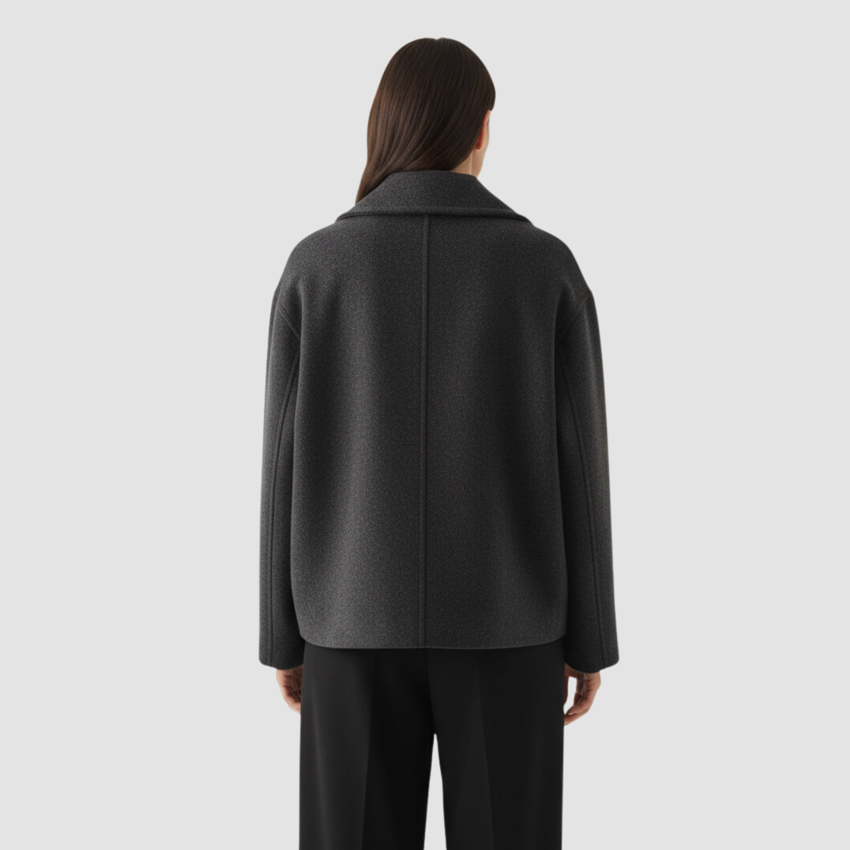 Tailored Coat With Wide Lapels | Classic Elegance, Double-Breasted Winter