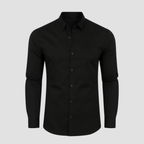 Men’s Stretch Shirt | Slim Fit Contemporary Elegance, Breathable Design