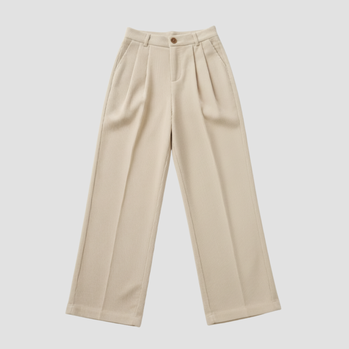 Women’s High-Waisted Corduroy Pants | Wide-Leg Sophisticated Style Everyday