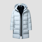 Men’s Puffer Coat | Winter Protection, Structured Design Hooded Parka