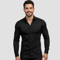 Men’s Stretch Shirt | Slim Fit Contemporary Elegance, Breathable Design
