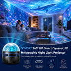 🦖🎁360° Smart Holographic Starry Sky Projector (HD Smart Dynamic 5D) 6