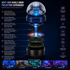 🦖🎁360° Smart Holographic Starry Sky Projector (HD Smart Dynamic 5D) 8