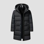 Men’s Puffer Coat | Winter Protection, Structured Design Hooded Parka
