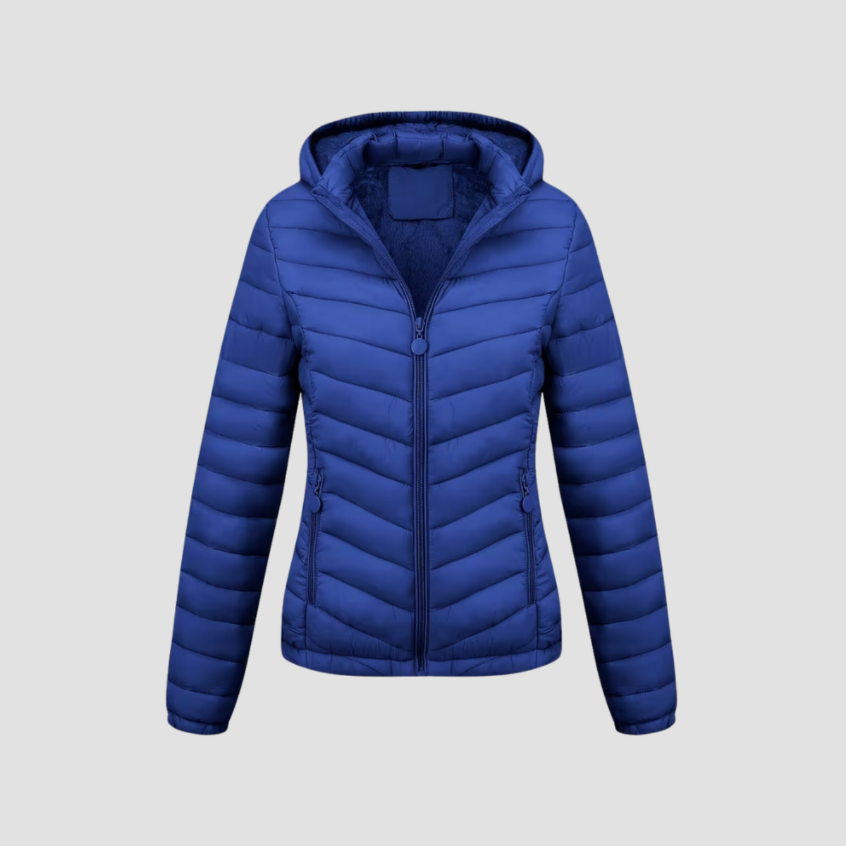 Women’s Lightweight Winter Jacket | Warm Modern Fit, Hooded Quilted Coat