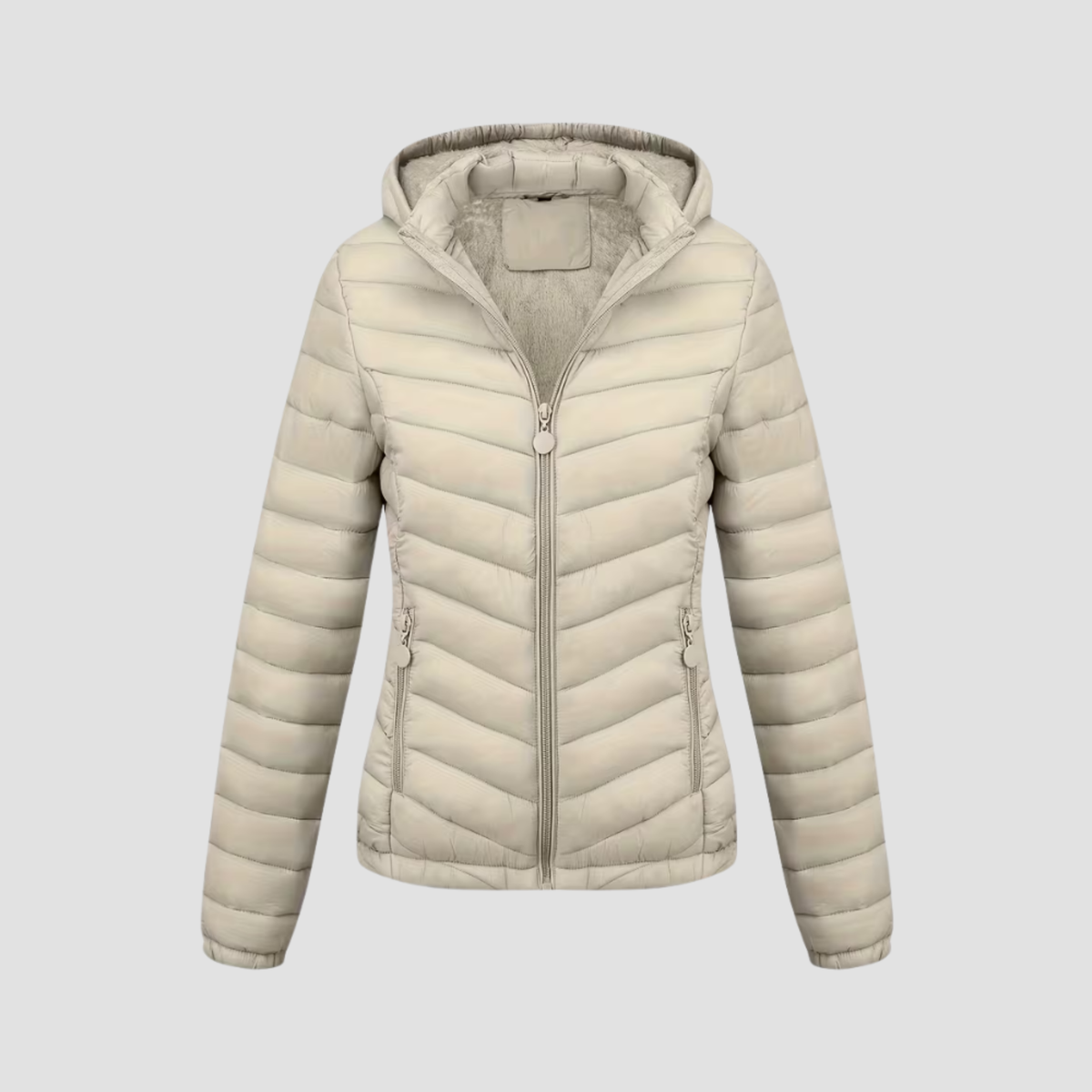 Women’s Lightweight Winter Jacket | Warm Modern Fit, Hooded Quilted Coat