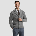 Knit Cardigan | Cable Knit Shawl Collar, Warm Stylish Layer