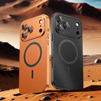 Brushed metal phone case for iPhone