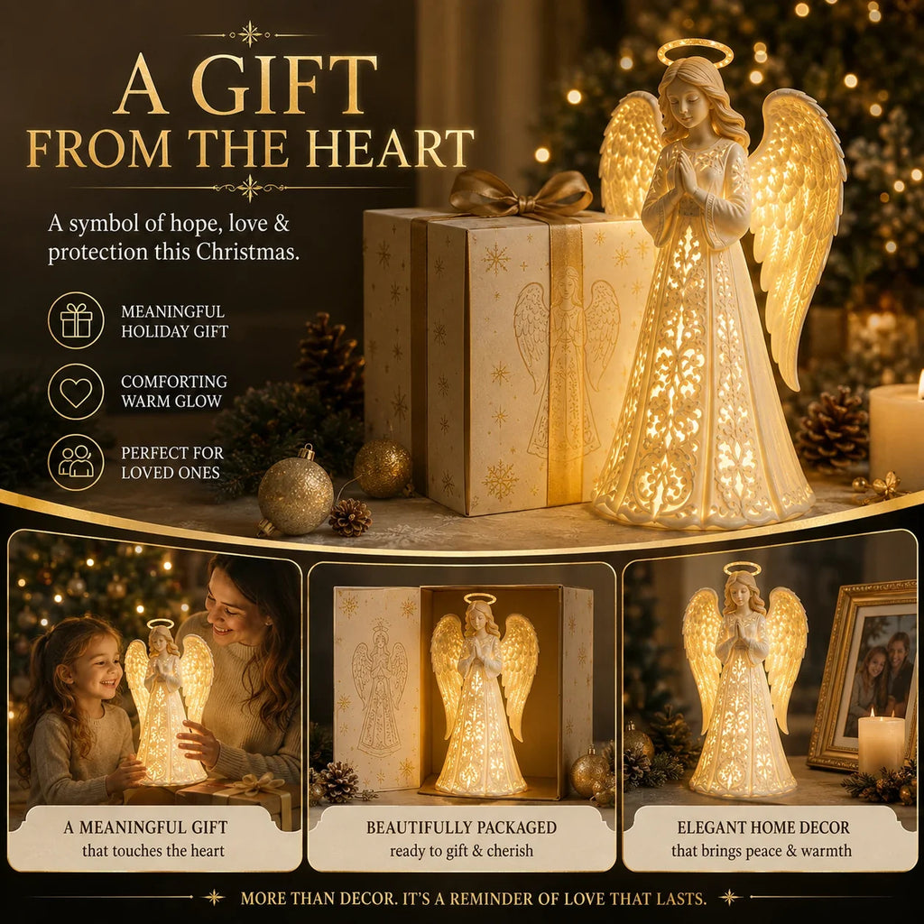 ✨ Angel Christmas Guardian Light – A Symbol of Hope, Love & Protection 2