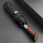 Wooden handle umbrella