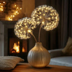Dandelion Light Branches – Glowing Seed-Head Decor for Home and Weddings