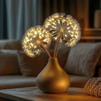 Dandelion Light Branches – Glowing Seed-Head Decor for Home and Weddings