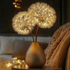 Dandelion Light Branches – Glowing Seed-Head Decor for Home and Weddings