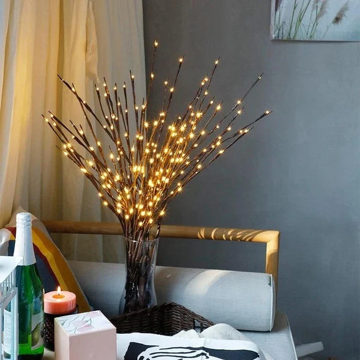 Fairy Light Branches – Bendable Willow Stems That Glow in Any Vase or Jar