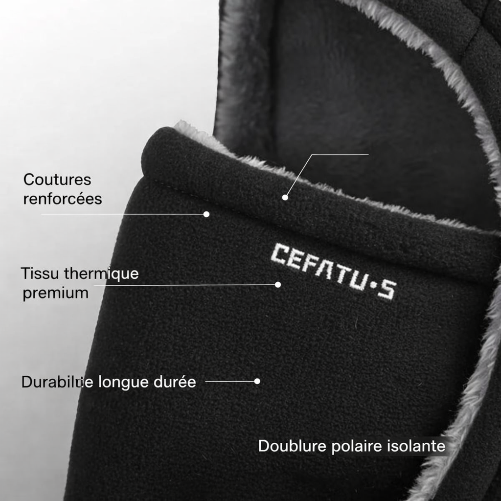 Thermal 3-in-1 Balaclava | Windproof Plush Face Mask for Cold Weather