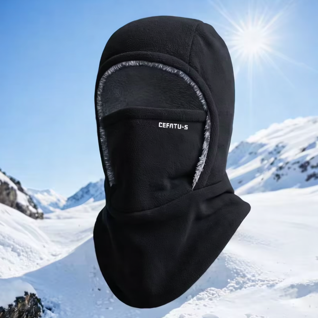 Thermal 3-in-1 Balaclava | Windproof Plush Face Mask for Cold Weather