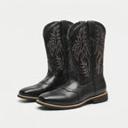 Calf-Length Cowboy-Style Boots - Claude 0