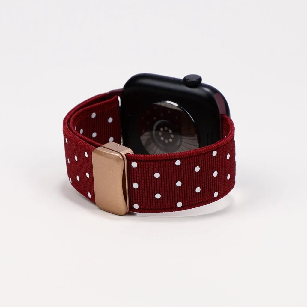 Cute Polka Dot Magnetic Nylon Strap for Apple Watch 0