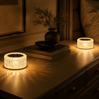 Diamond Accent Lamp – Faceted Crystal-Look Night Light with Three Modes