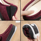 Open-toe house slippers
