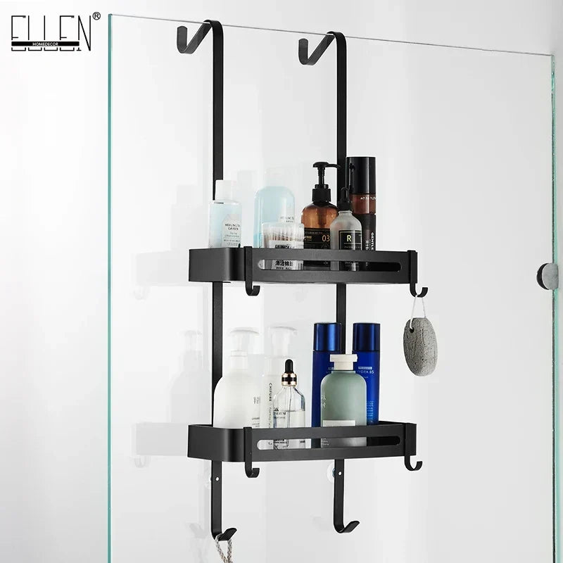 Aluminum shower shelf