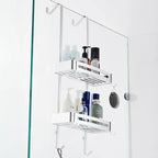 Aluminum shower shelf