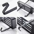 Aluminum shower shelf