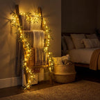 Faux Olive Stem with Lights – Mediterranean Greenery with a Soft Built-In Glow