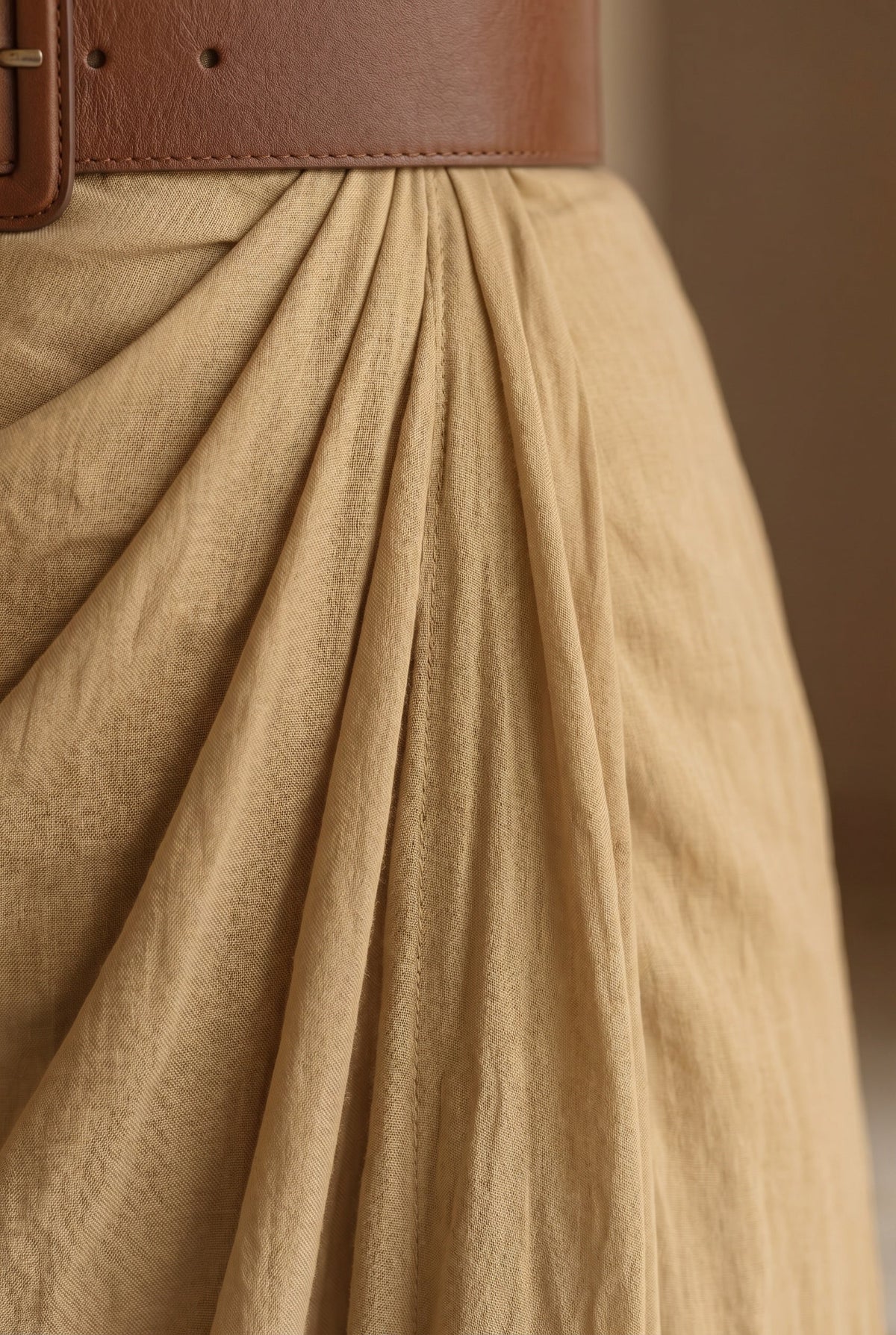 Elvira | Belted Lapel Maxi Dress 3