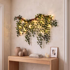 Fairy Light Wall Vine – Artificial Leafy Branch for Bedroom and Living Room