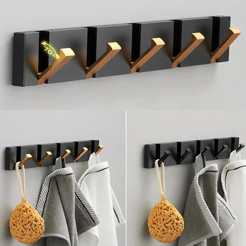 FOLDHOOK – Elegante wandhaak met opvouwbaar ontwerp voor ruimtebesparende organisatie 4