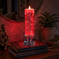 Flameless Glitter Candle – LED Candle with Swirling Sparkle in Three Colors