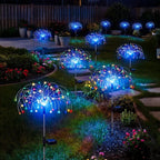 Solar Firework Lights – Multicolor Garden Stakes That Glow All Night