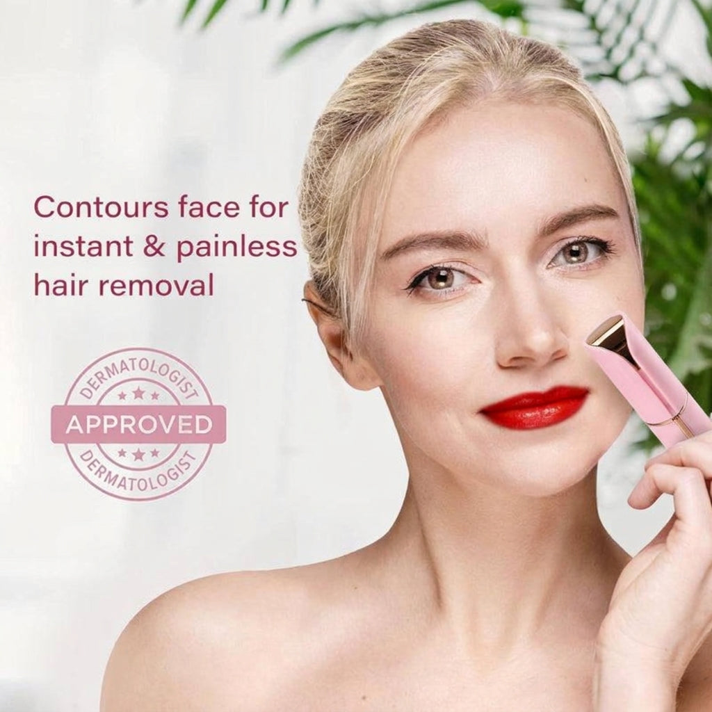 Facial Hair Remover – Gentle Precision Tool with Smooth-Glide Head & Compact Design