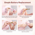 Facial Hair Remover – Gentle Precision Tool with Smooth-Glide Head & Compact Design