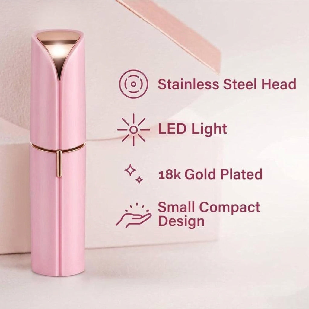 Facial Hair Remover – Gentle Precision Tool with Smooth-Glide Head & Compact Design
