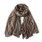 Men's cotton-linen scarf