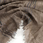 Men's cotton-linen scarf