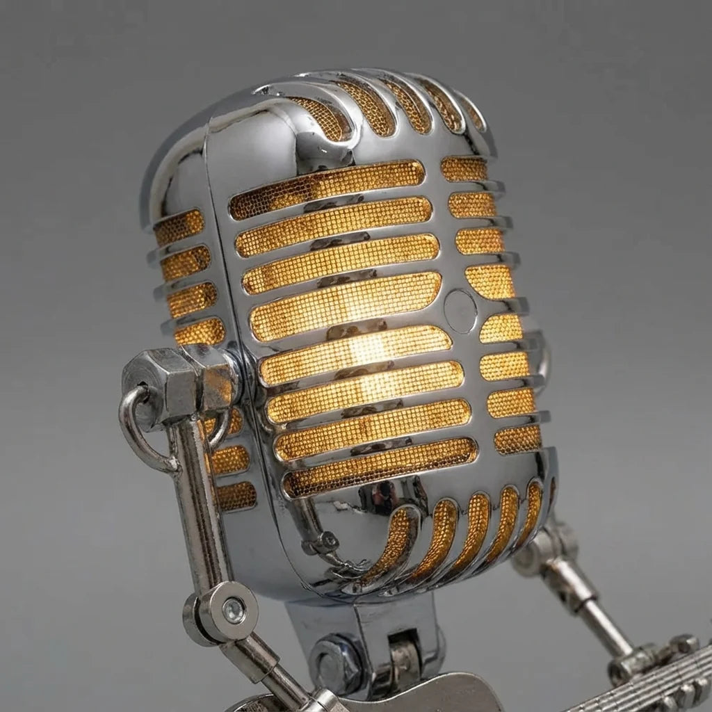 Guitar Themed Table Lamp - StrumBot 3
